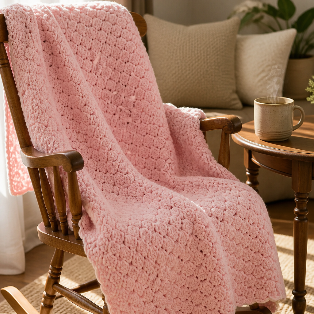 Patron Gratuit de Couverture au Crochet Corner-à-Corner