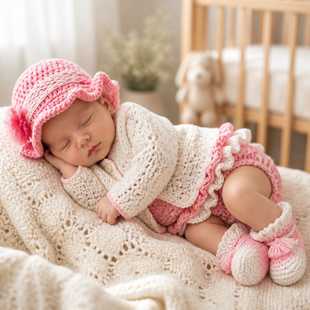 Free Crochet Baby Set Pattern