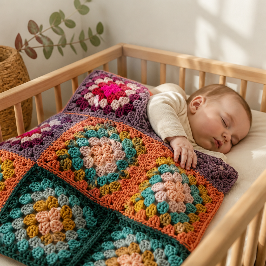 Free Super Bulky Baby Blanket Crochet Pattern