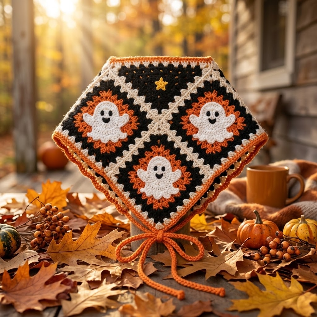 Free Halloween Bandana Crochet Pattern