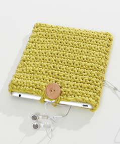 Alternate view of the crochet coin purse