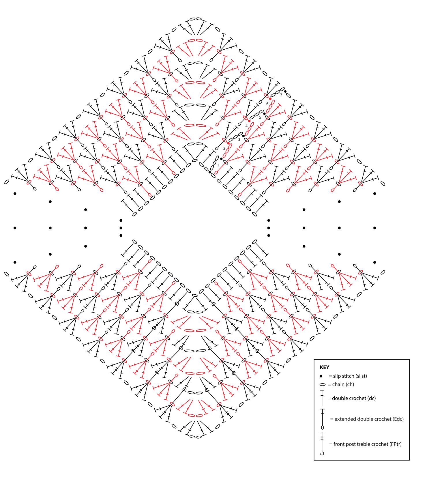 Schematic diagram with measurements