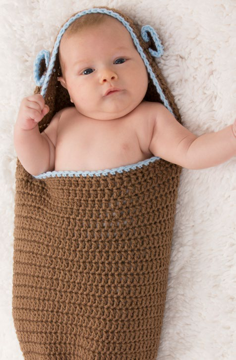 Free Baby Bear Cocoon Crochet Pattern