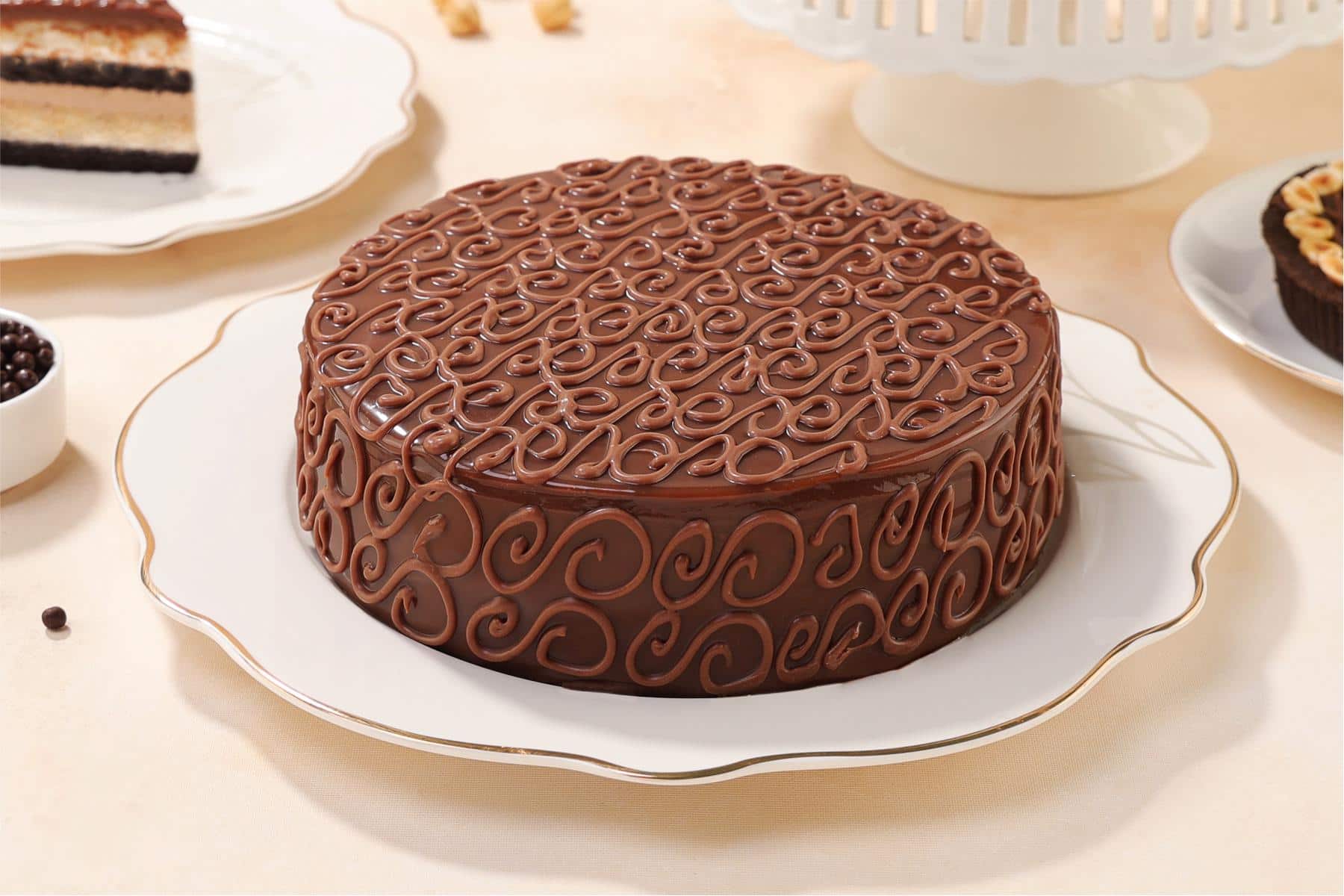 Chocolate Praline Cake