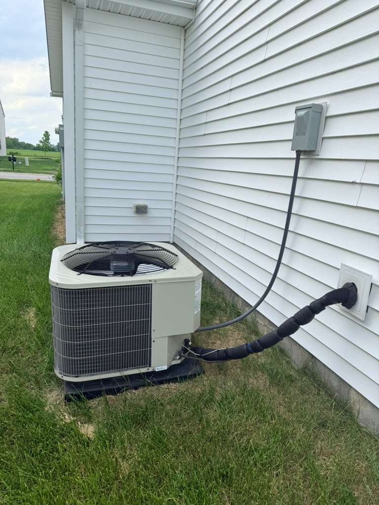 Central AC Installation detail