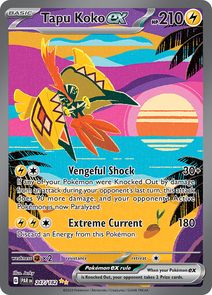 Tapu Koko ex #247 2023 Paradox Rift - Pokemon Card Lebanon | AslonziTCG