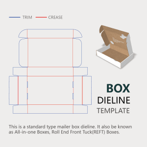 Instructions of standard mailer box