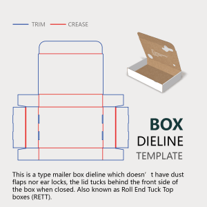 Instruction of mailer box