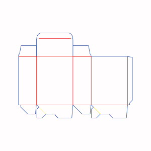 Packaging dielines, design templates of product packaging