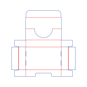 Packaging dielines,  design templates of display boxes