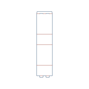 template tab lock packaging sleeve