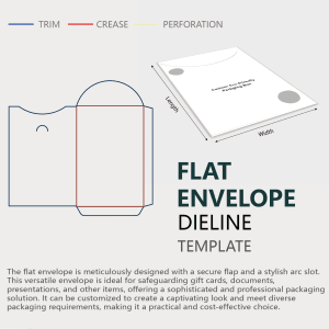  flat envelope packaging dieline guidelines
