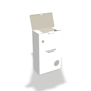  customizable auto lock bottom folding carton with tab closure