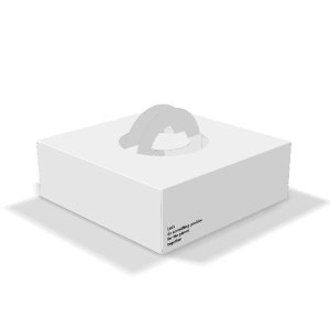  custom cake box with handle 0619 mockup