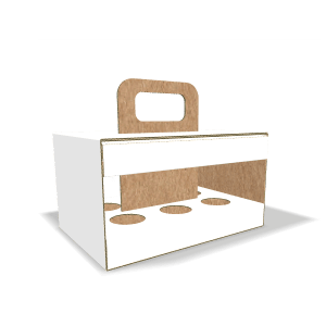  custom bottle carrier mockup