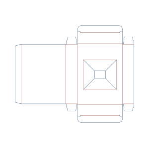  custom insert 23054 dieline generated by cefbox online automative tool