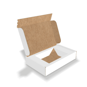 Custom tear strip mailer box with integrated insert B