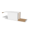 custom reverse tuck end folding box with integrated triple compartments 10039