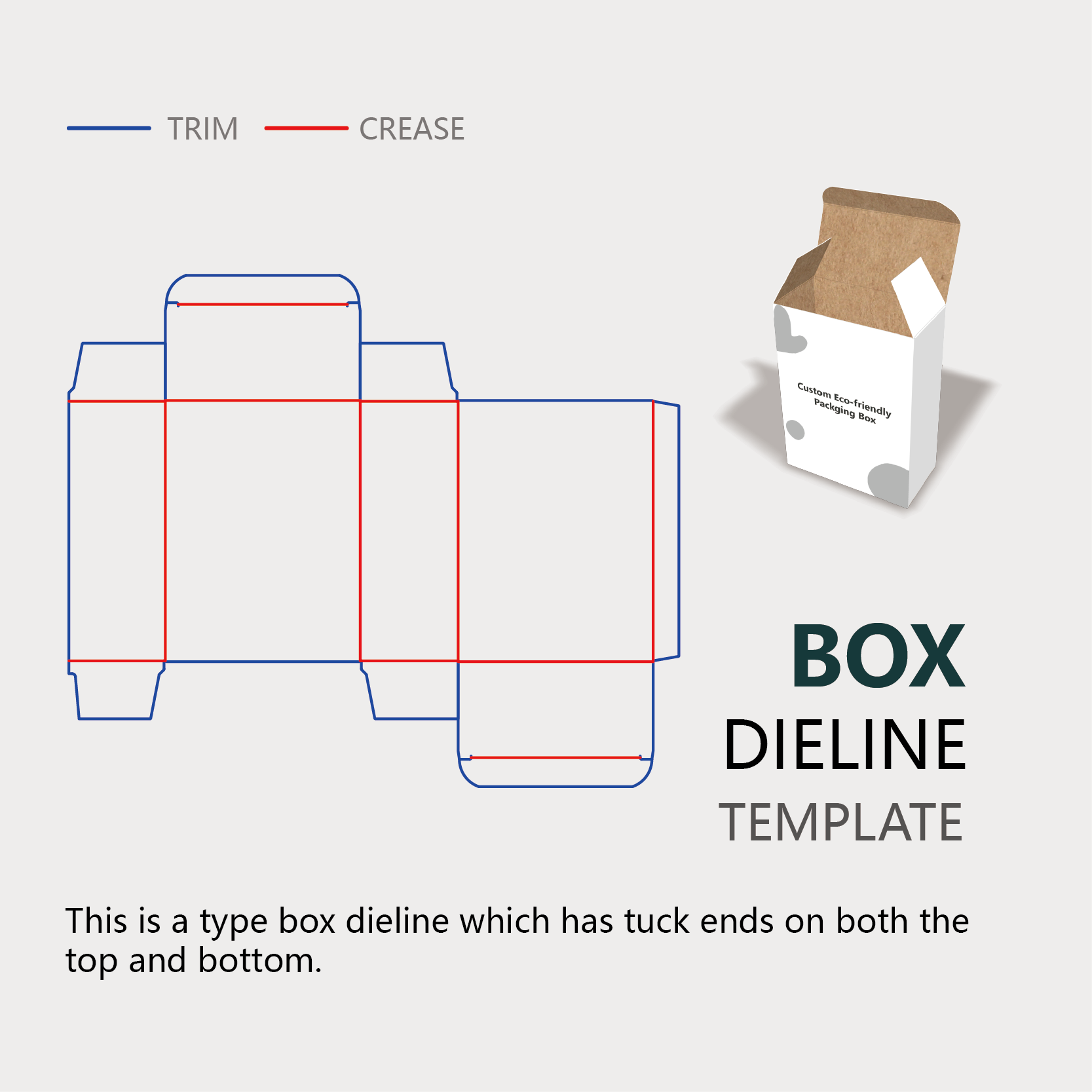 Instruction of folding carton box