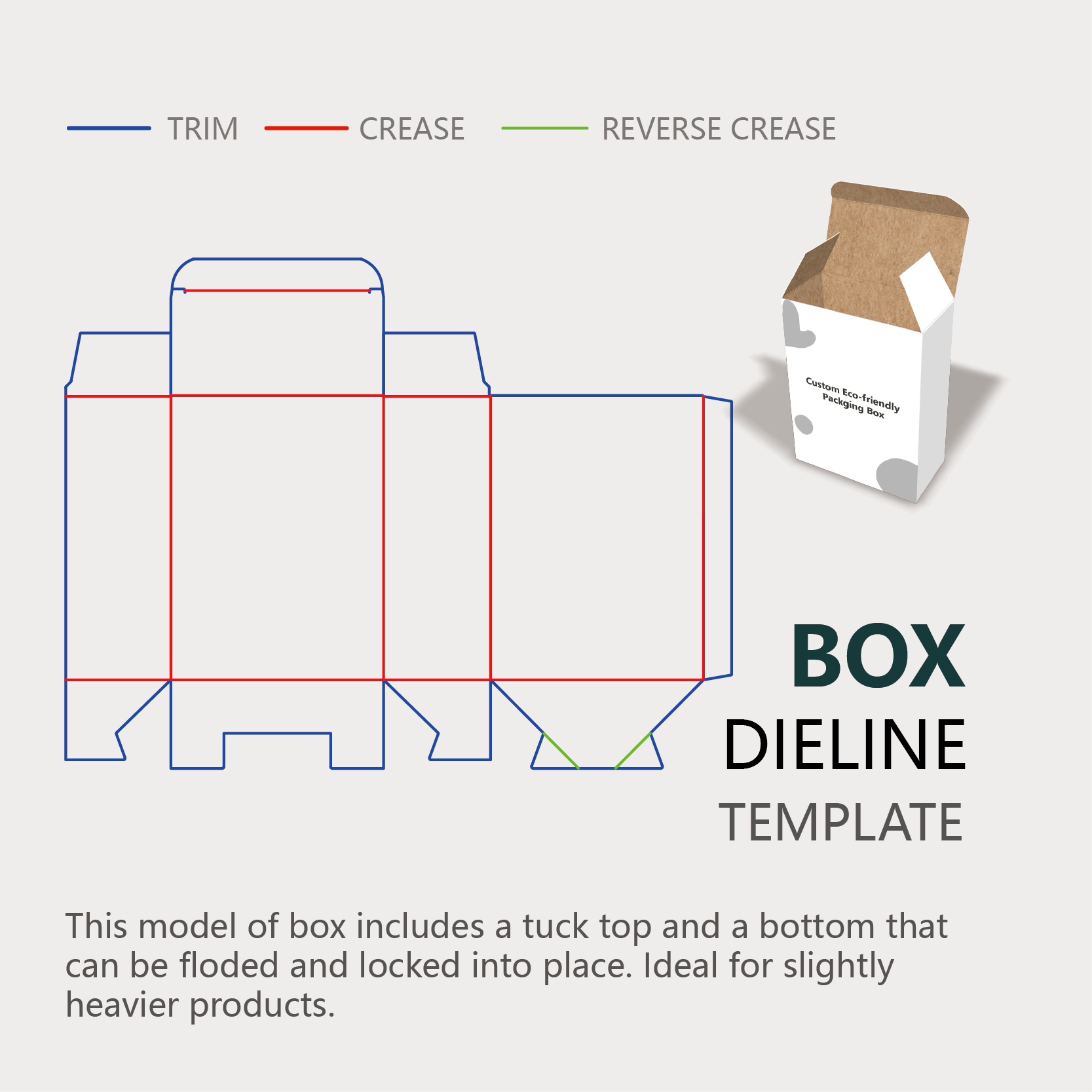 Instruction of folding carton box