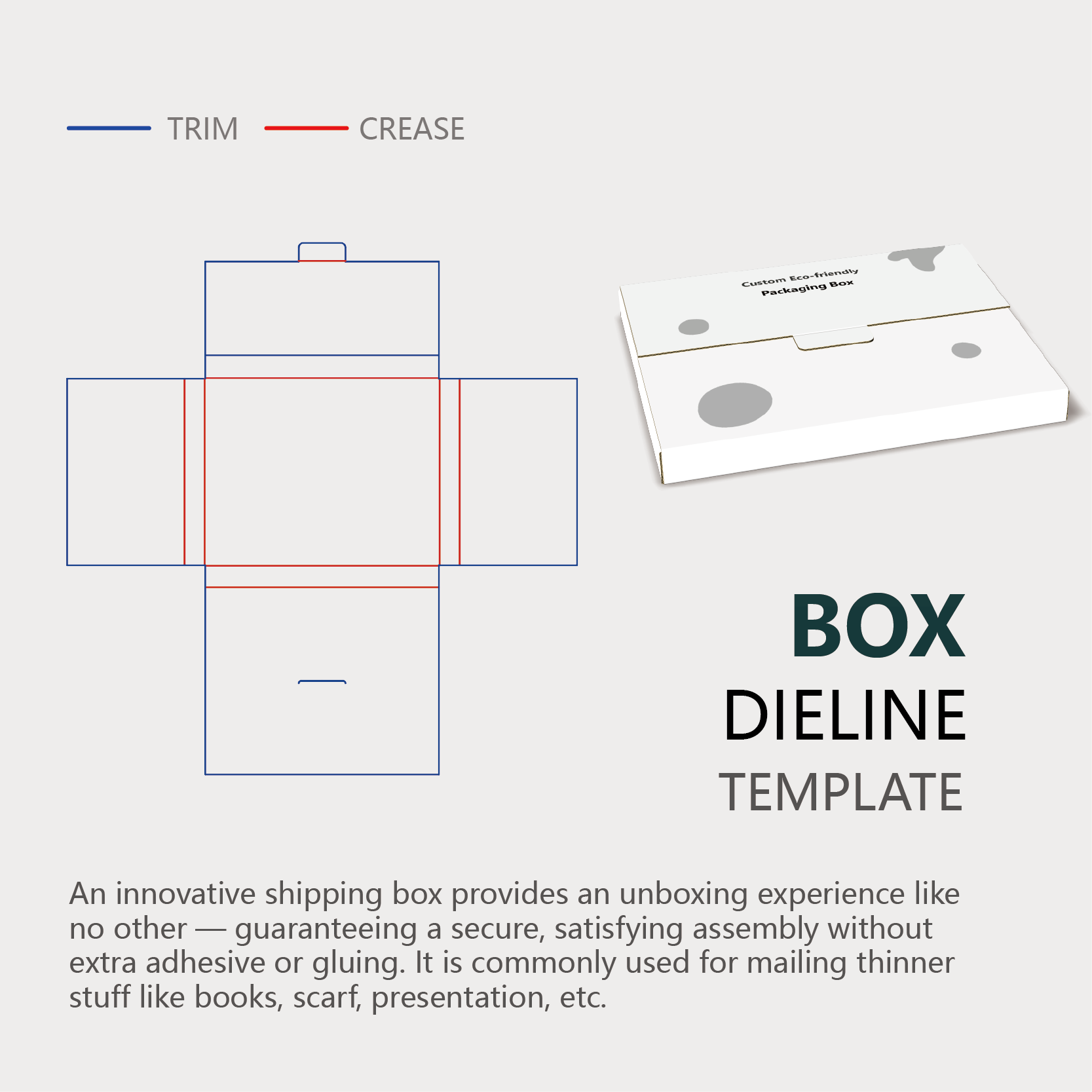 Instruction of a wrapper with a buckle on the cover