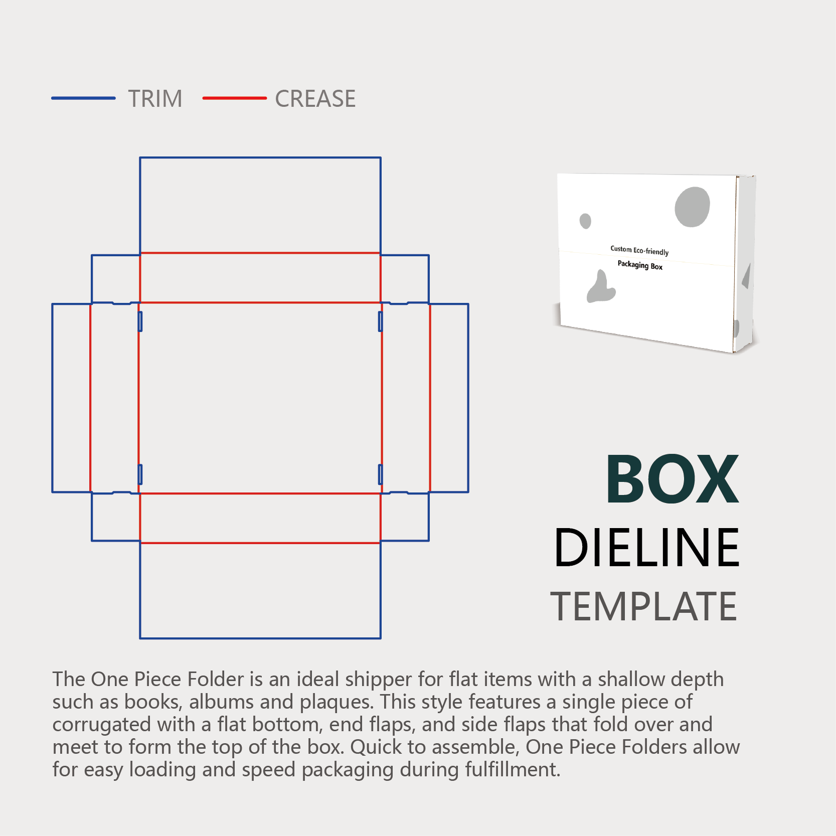 Instruction of a type of wrapper named one-piece folder