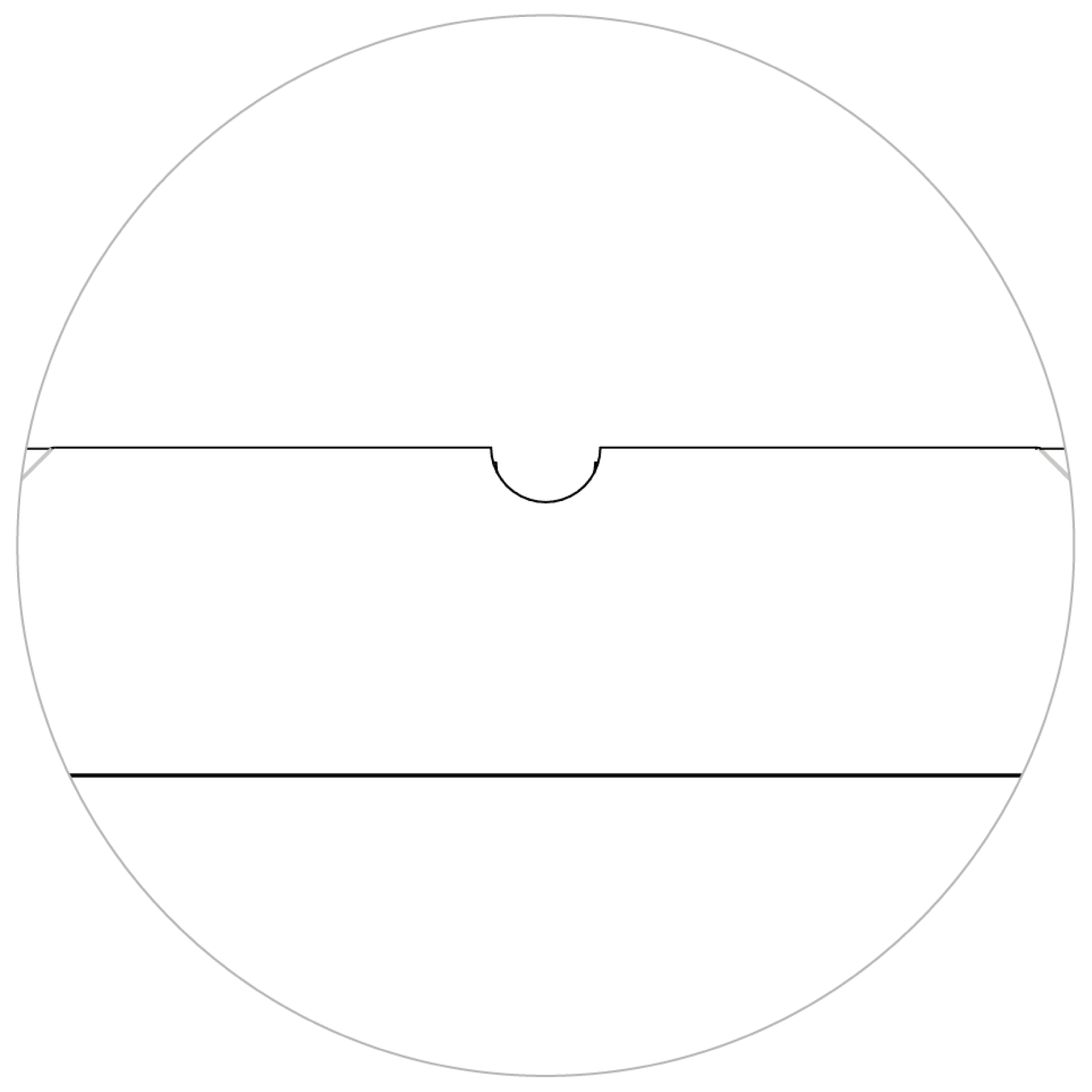 Thumb notch a cut out of a packaging box cefbox