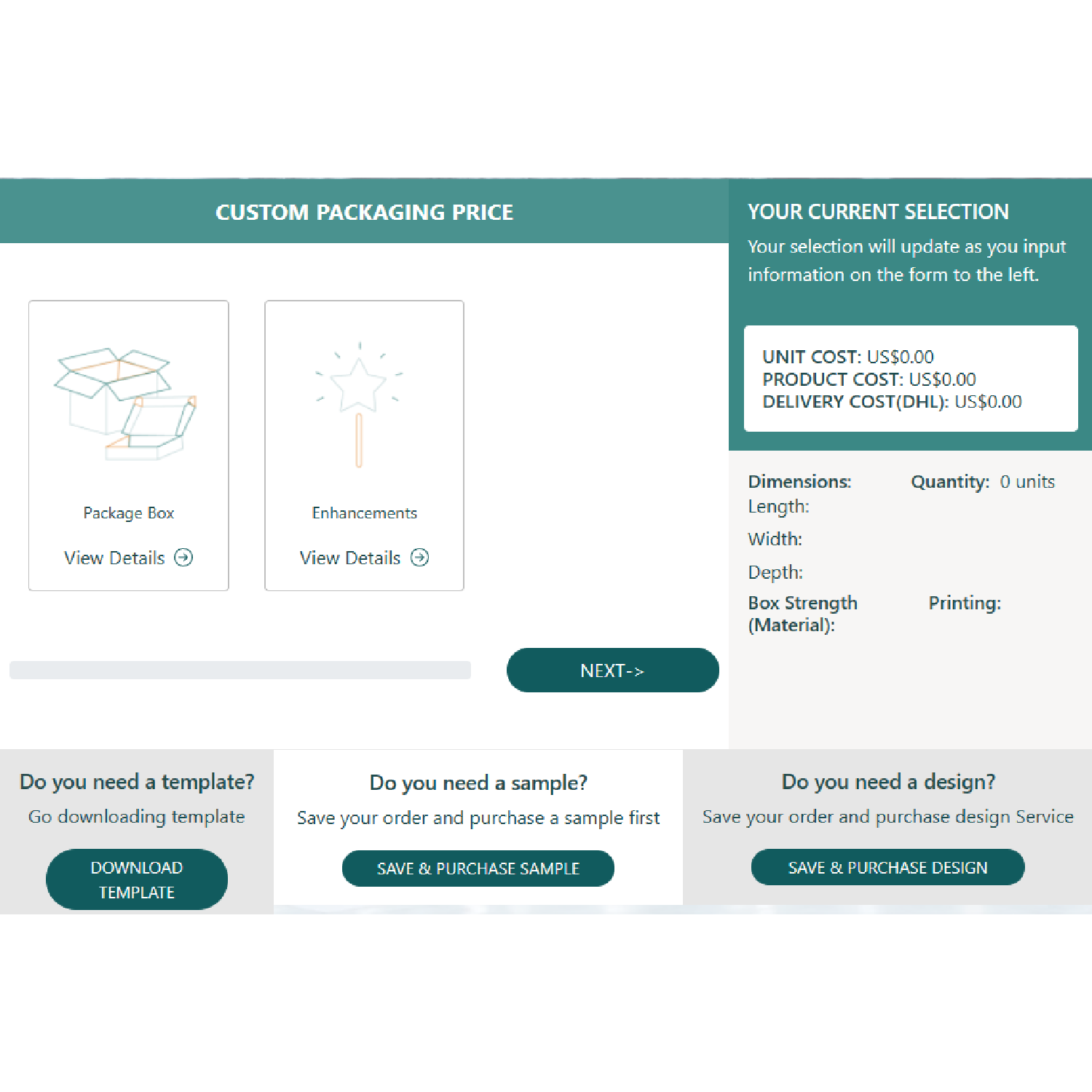 Cost Calculator, A Tool to Instantly Get Packaging Price cefBox