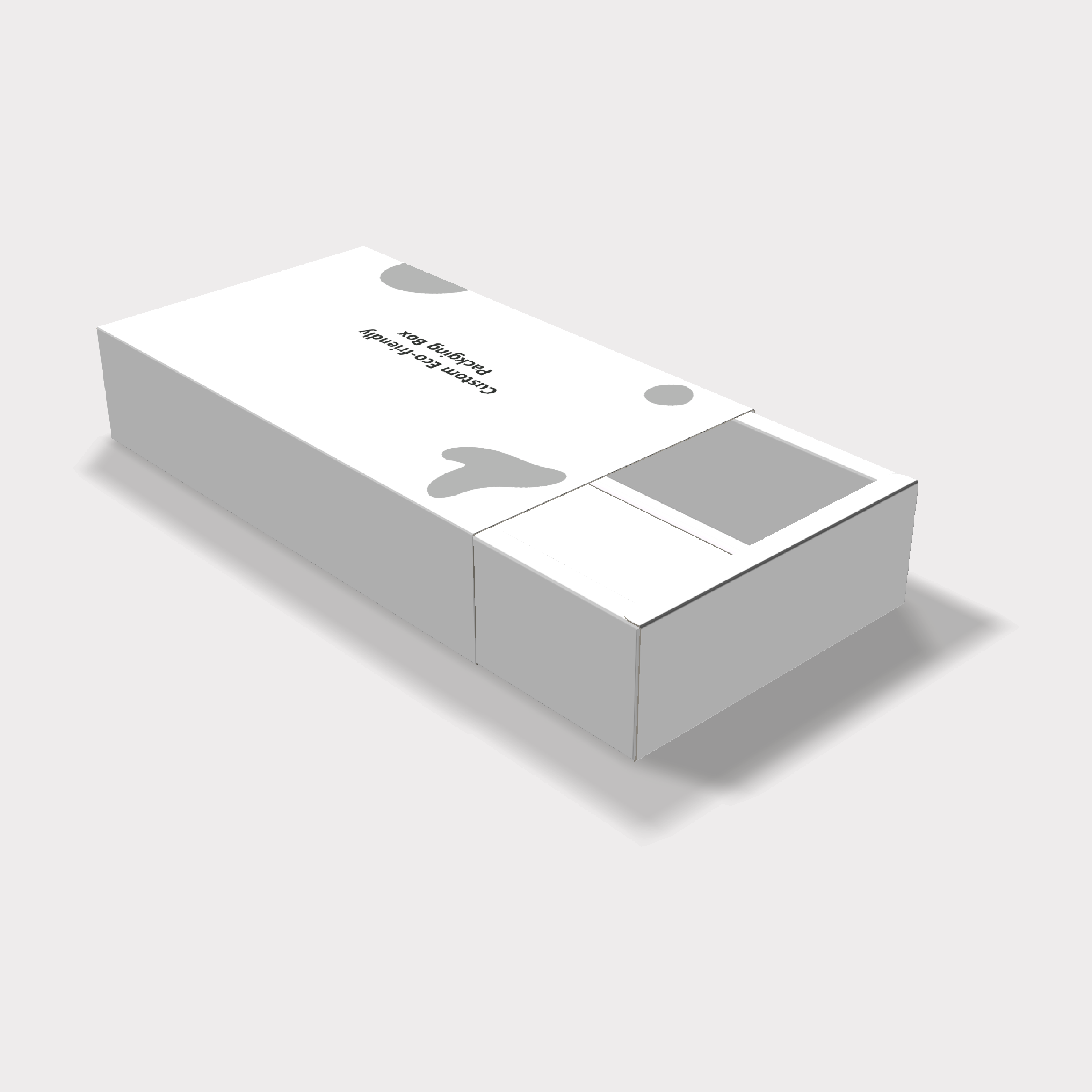 Mockup of a sleeve box