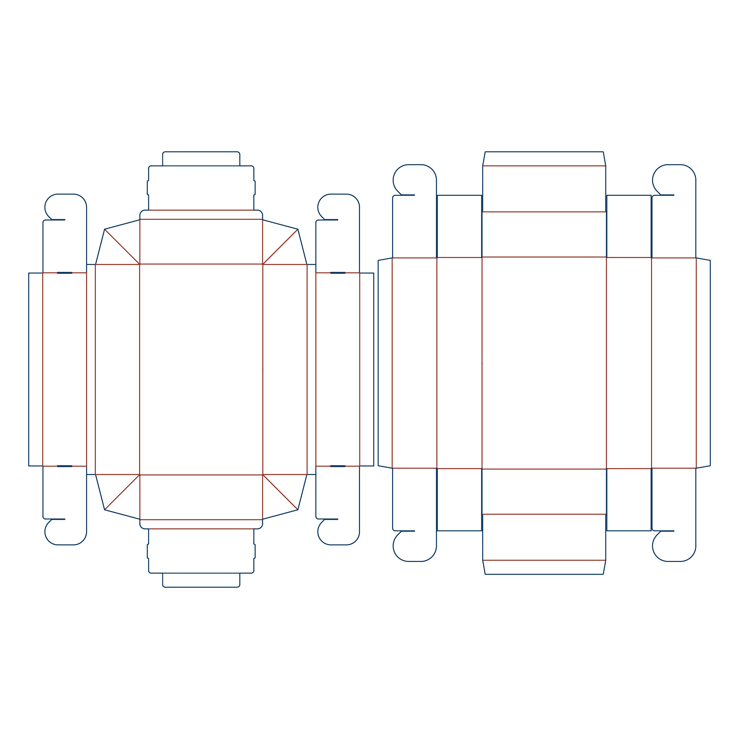 Custom envelope package type 2152 size guidelines