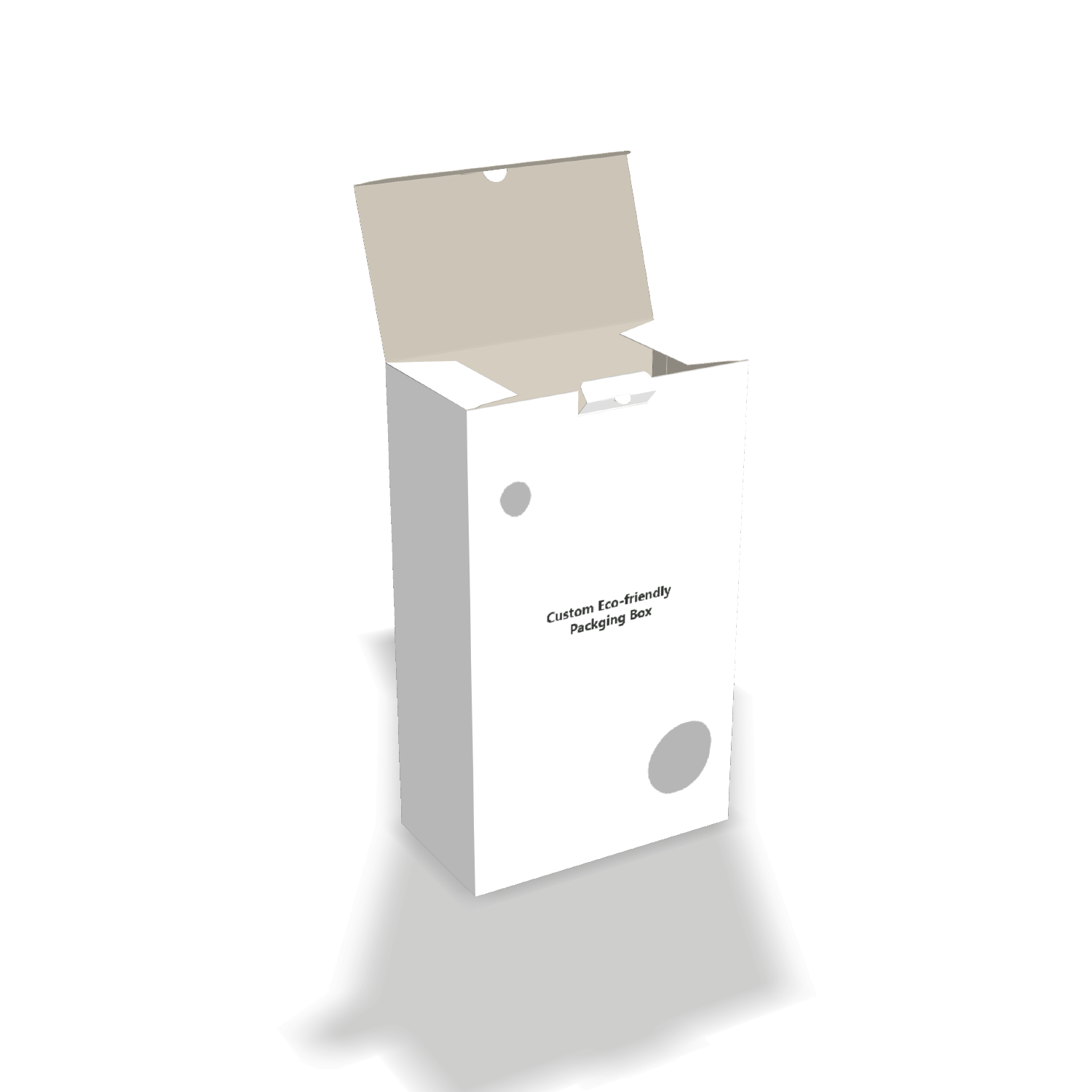  customizable auto lock bottom folding carton with tab closure