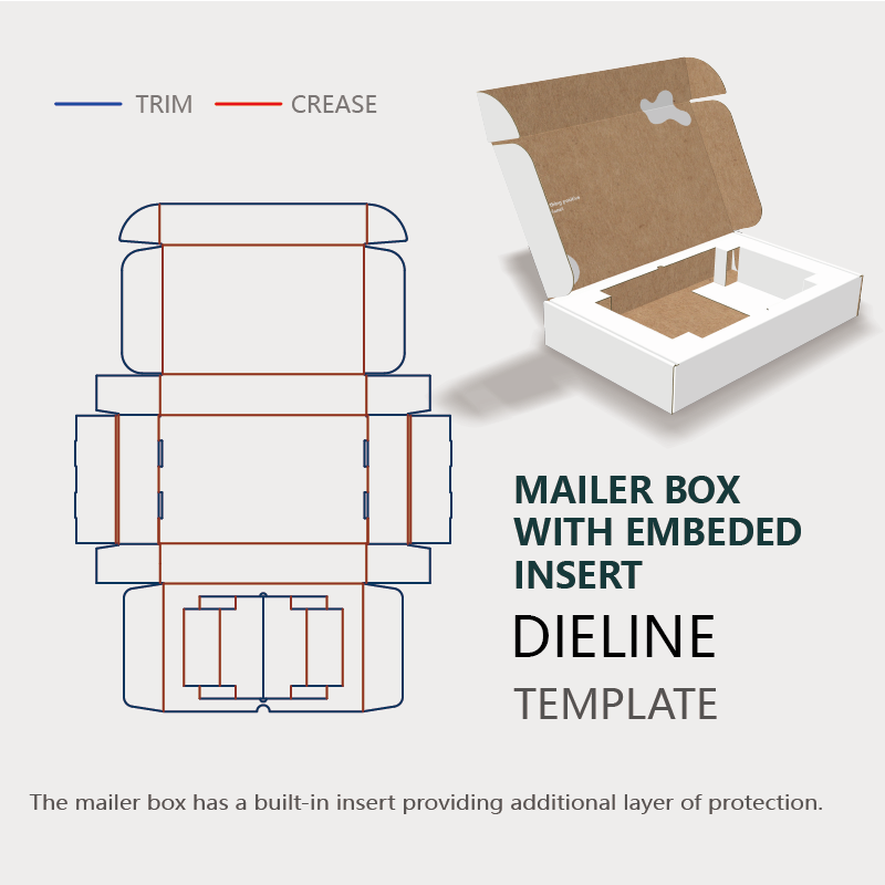 Instructions of standard mailer box