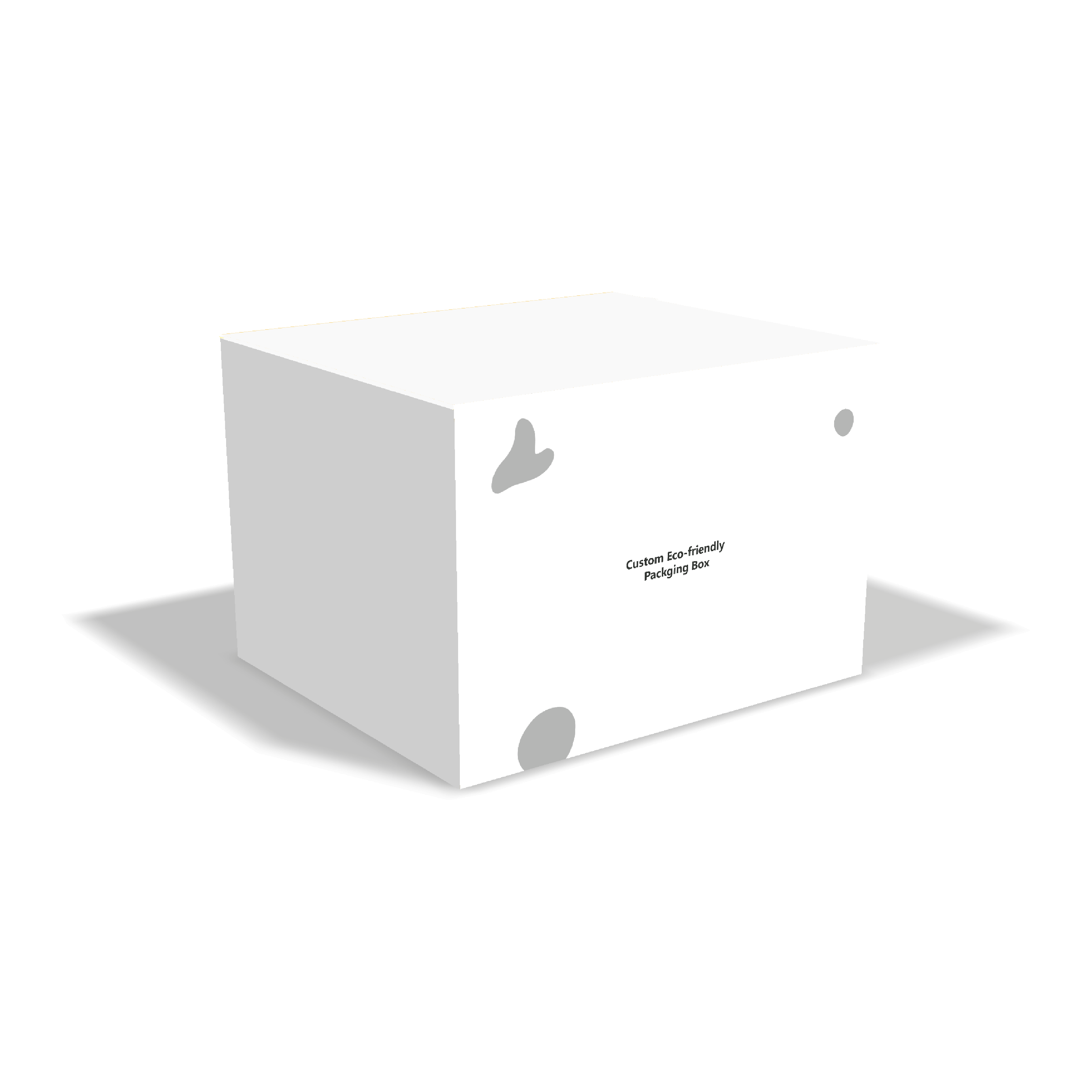 Shipping box with integrated tear strips and a adhesive strip