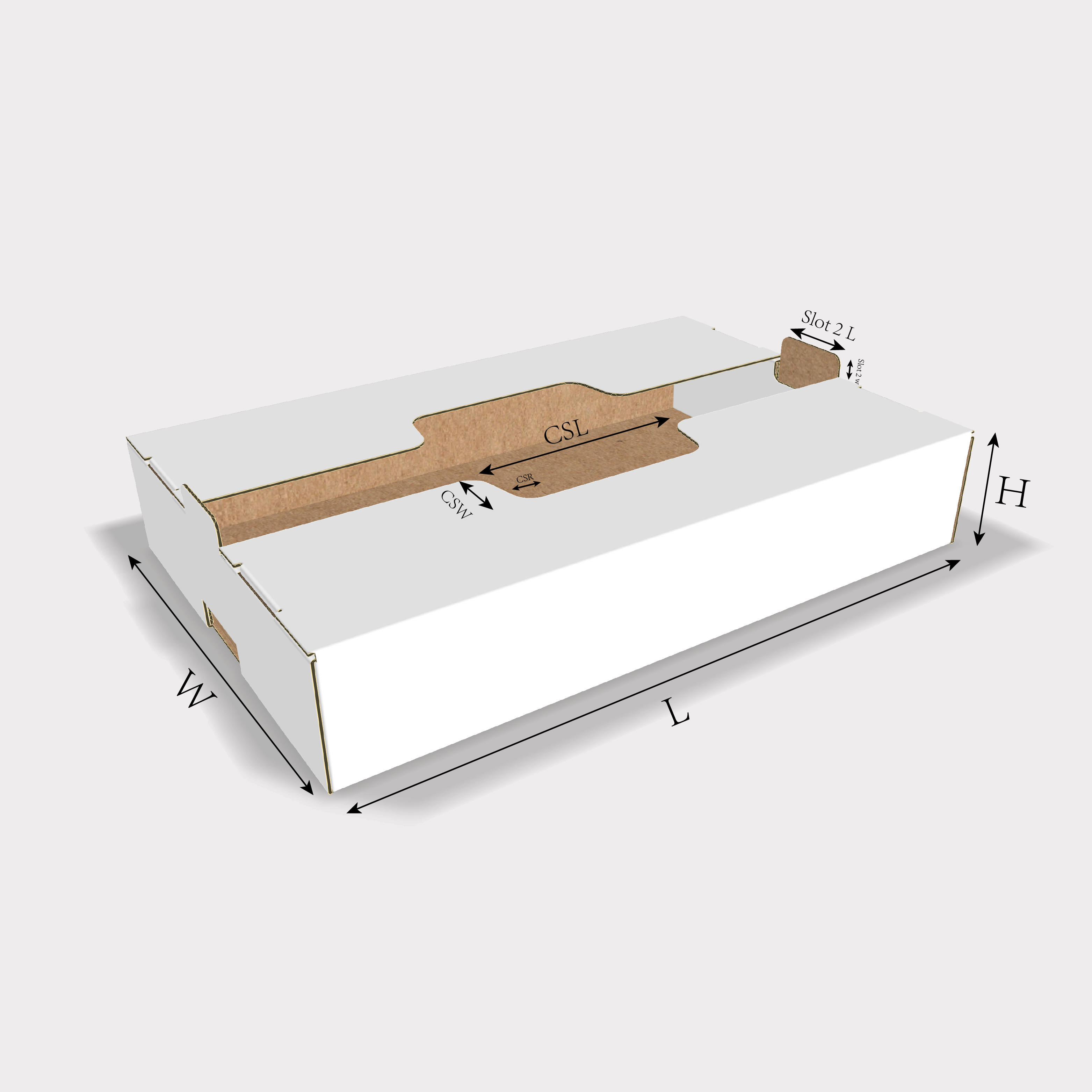  stackable display tray with part cover