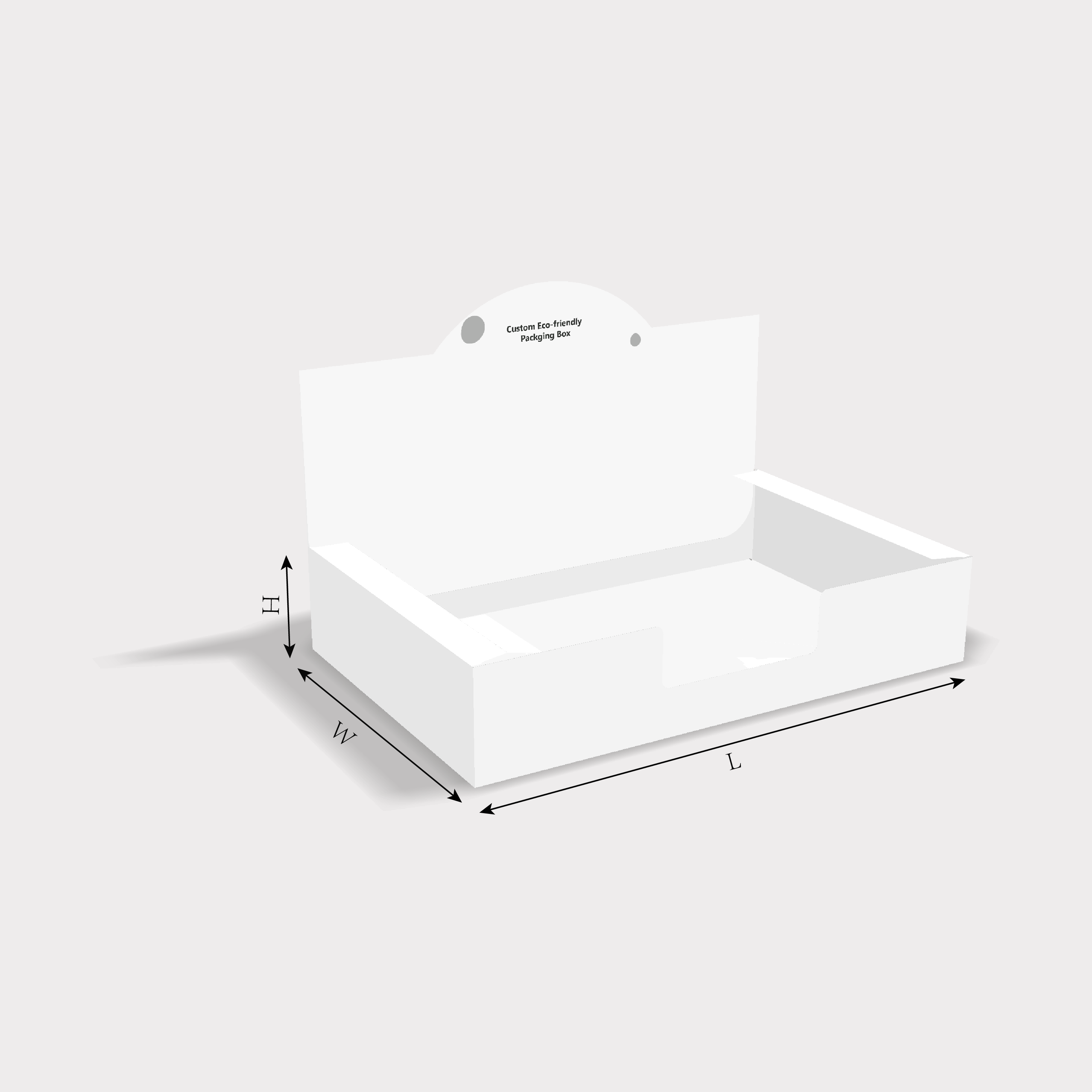  fully customizable auto lock base display counter box template guidelines