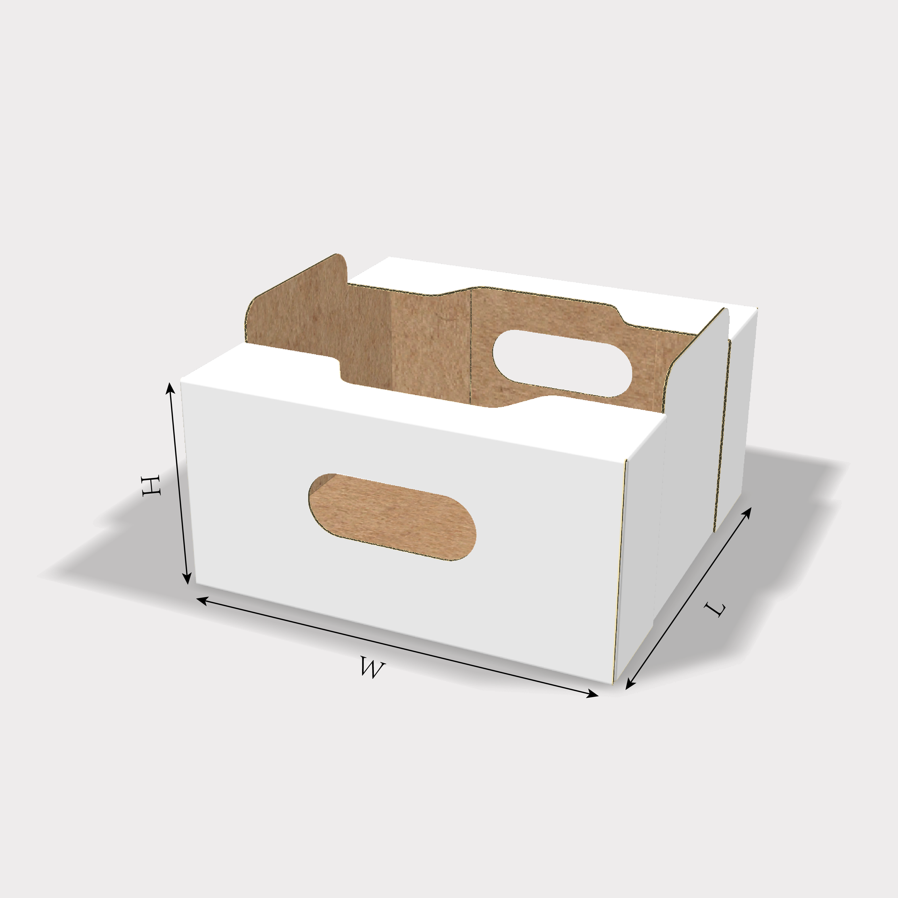  Display Tray with Hand Holes Size Guides