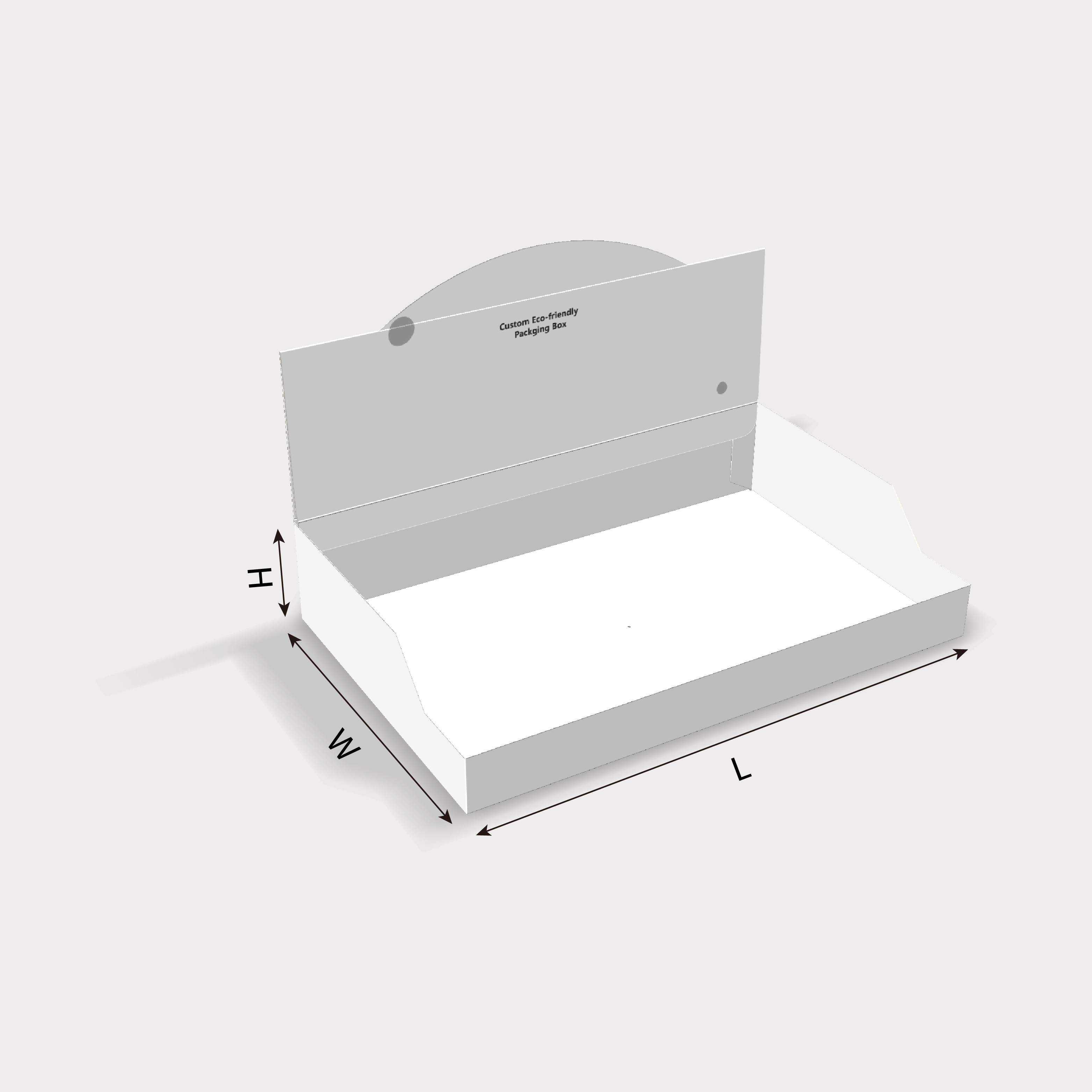  auto lock bottom display without dust flaps size guides