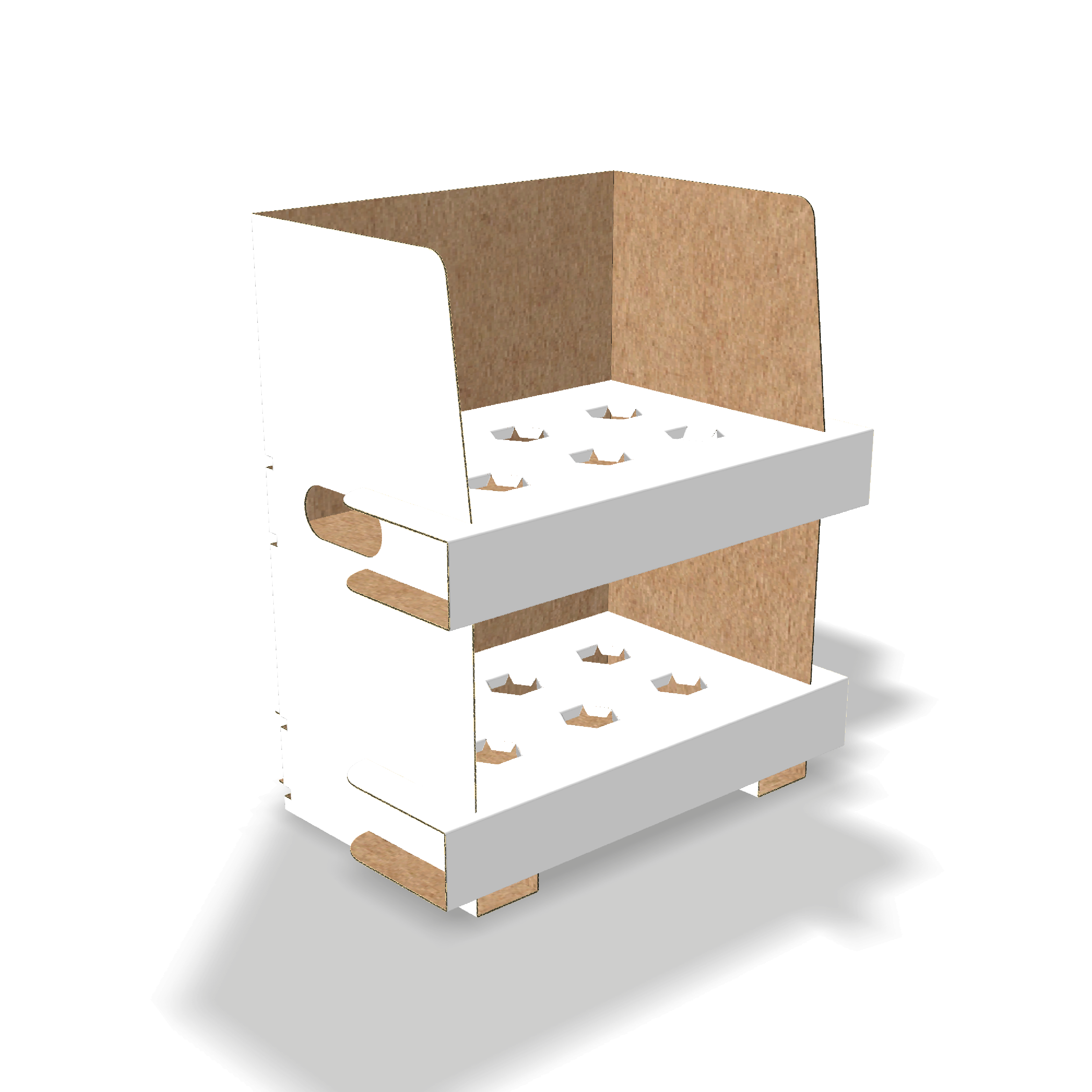  two tier display stands 17027 mockup