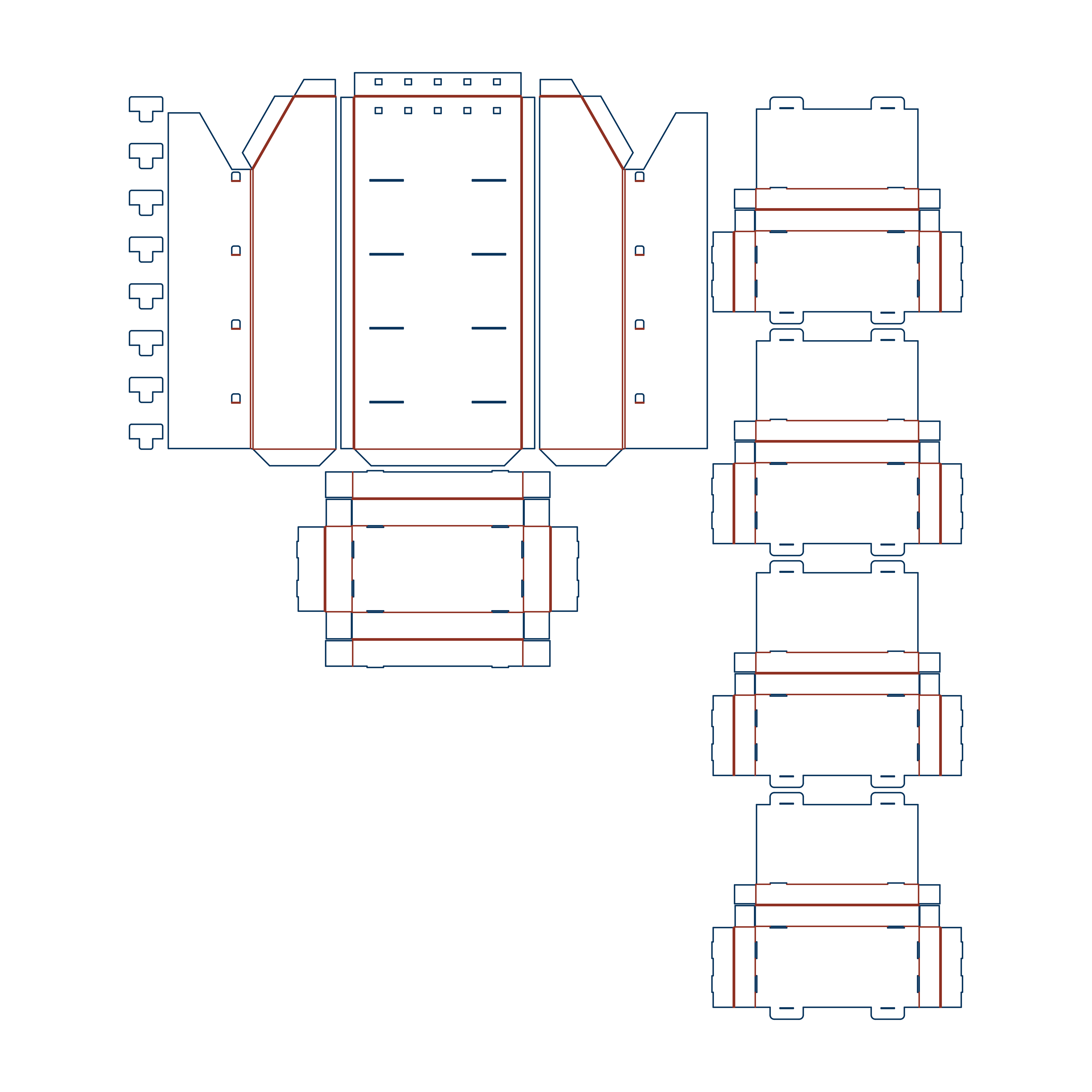  type 1707 display stand dielines