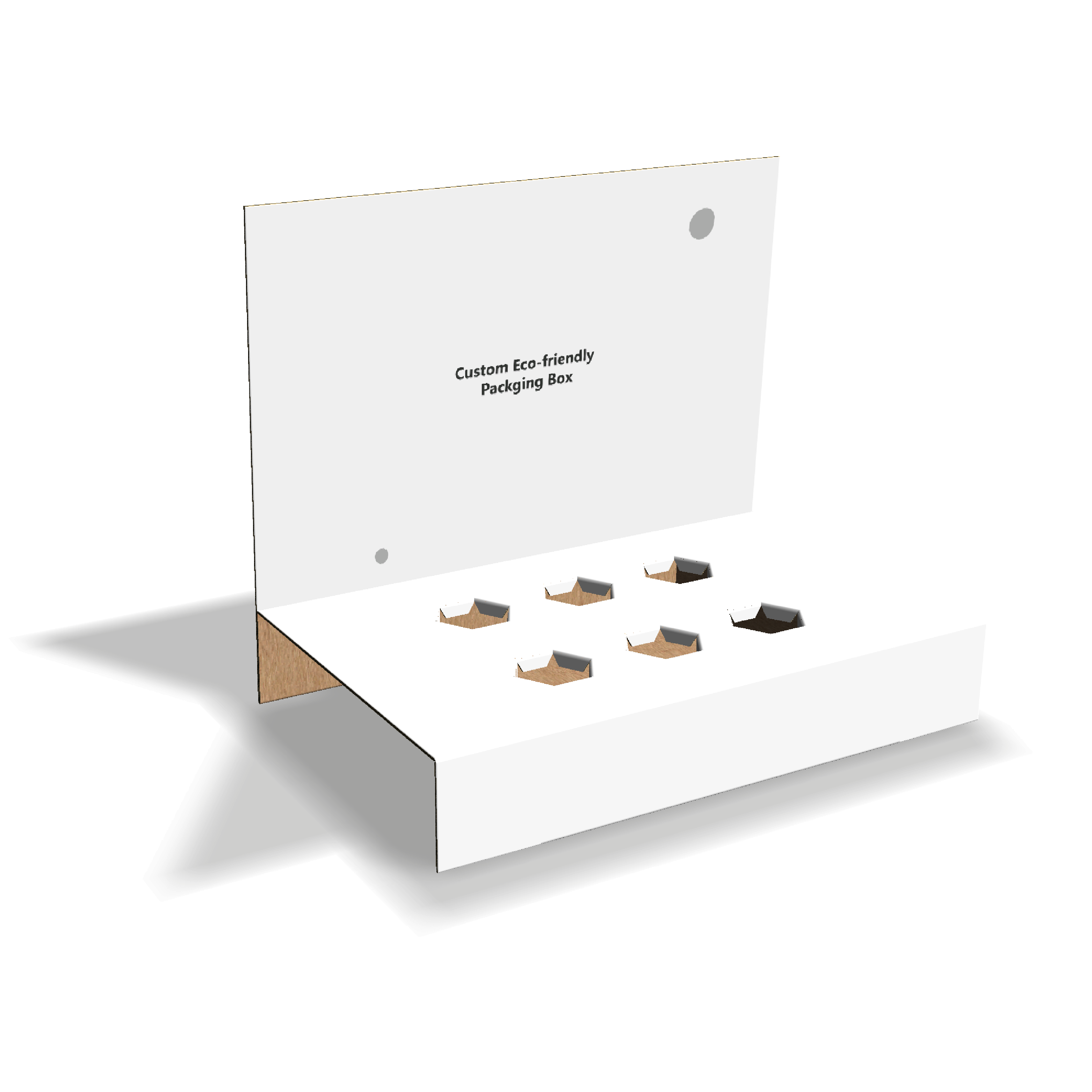  counter display without wall mockup