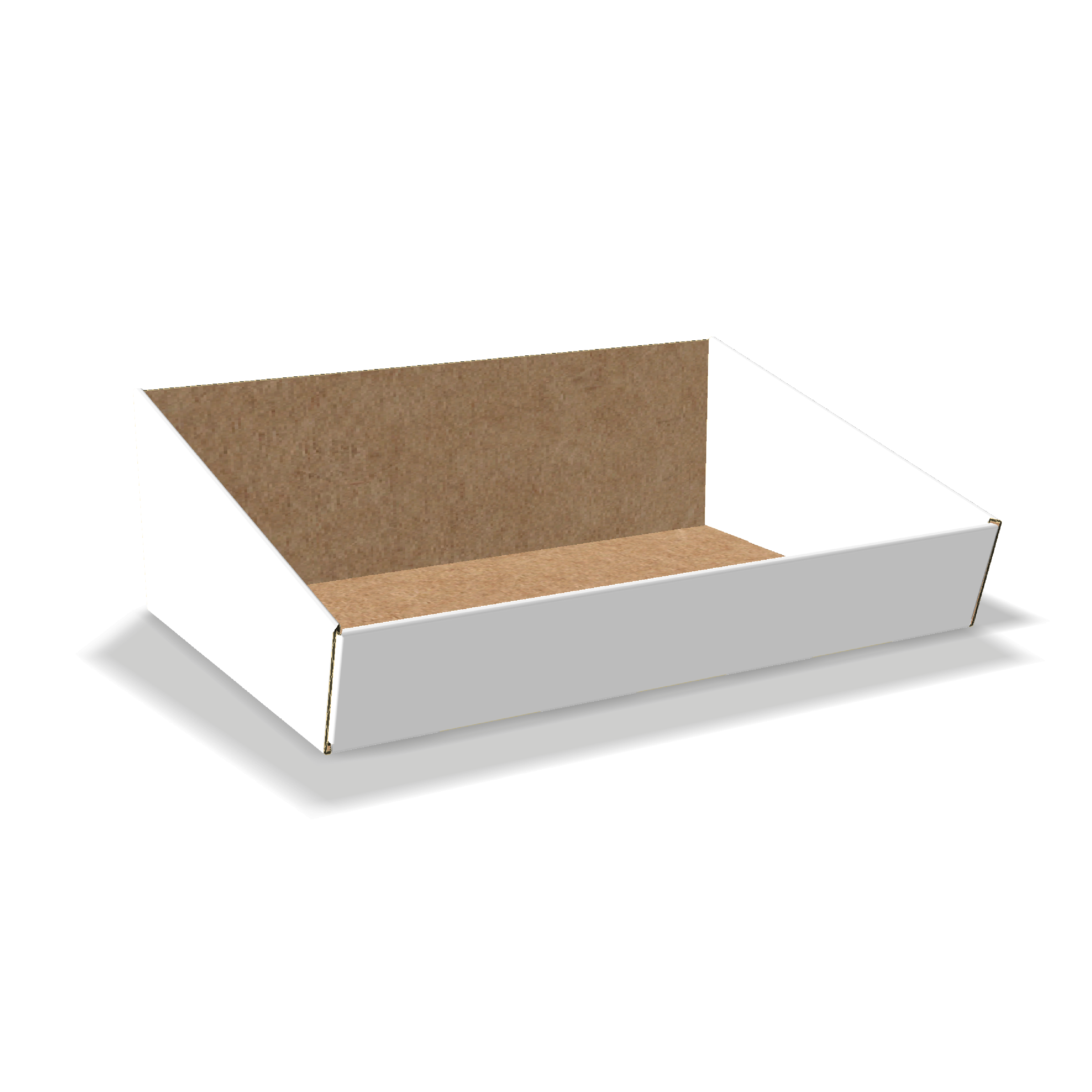  dispaly tray with lean front wall mockup