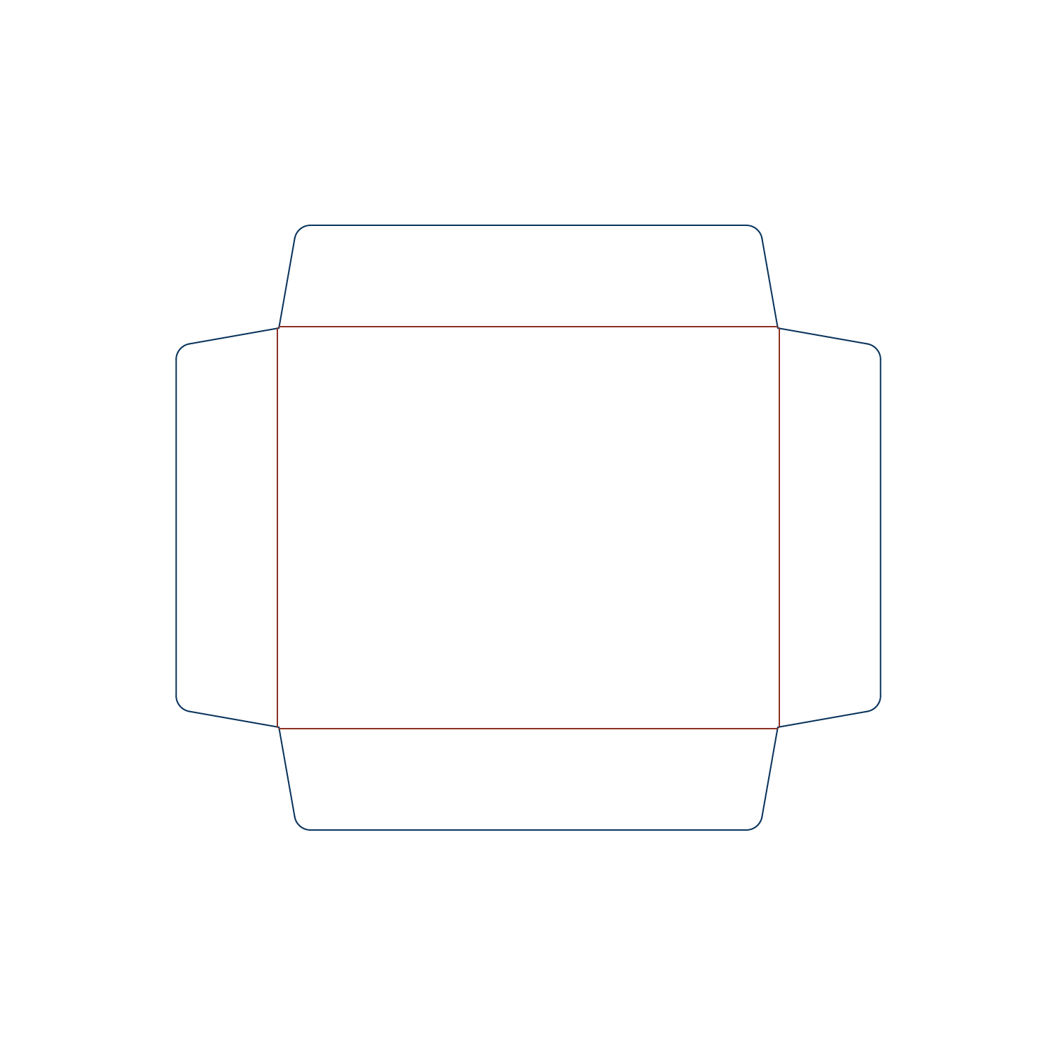  insert without slots dieline