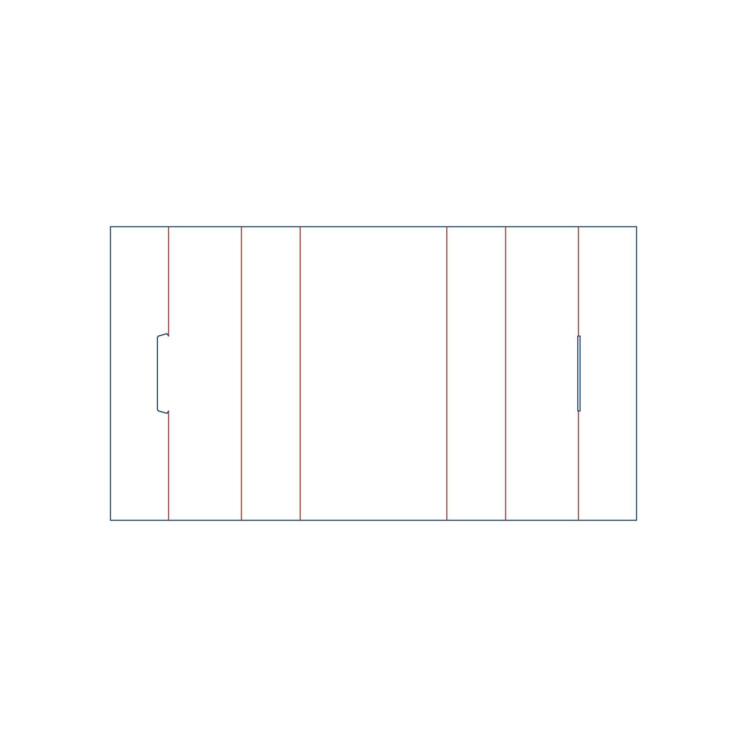  cardboard buffer insert dieline