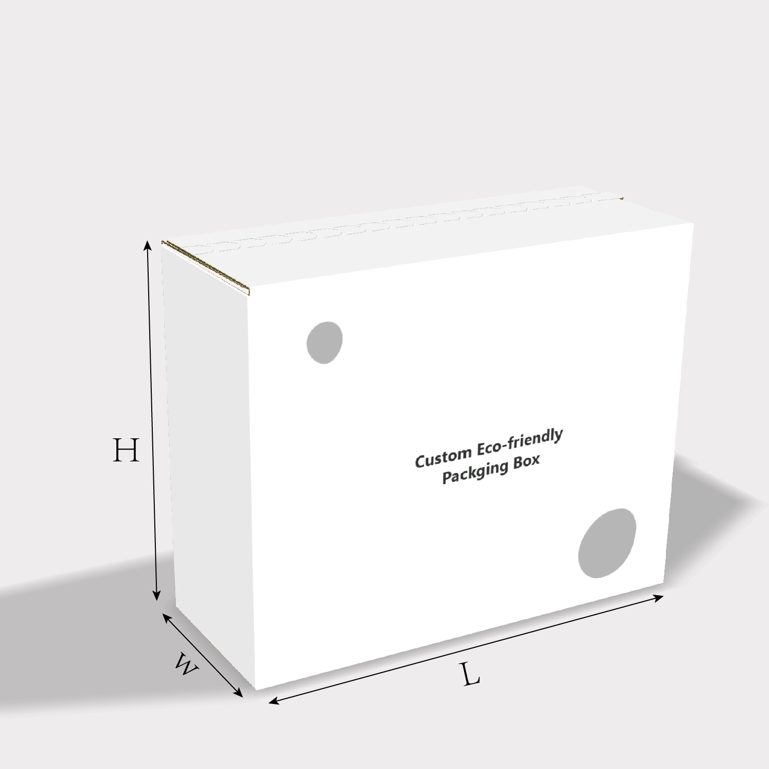  crash bottom carton with tear strip size guides