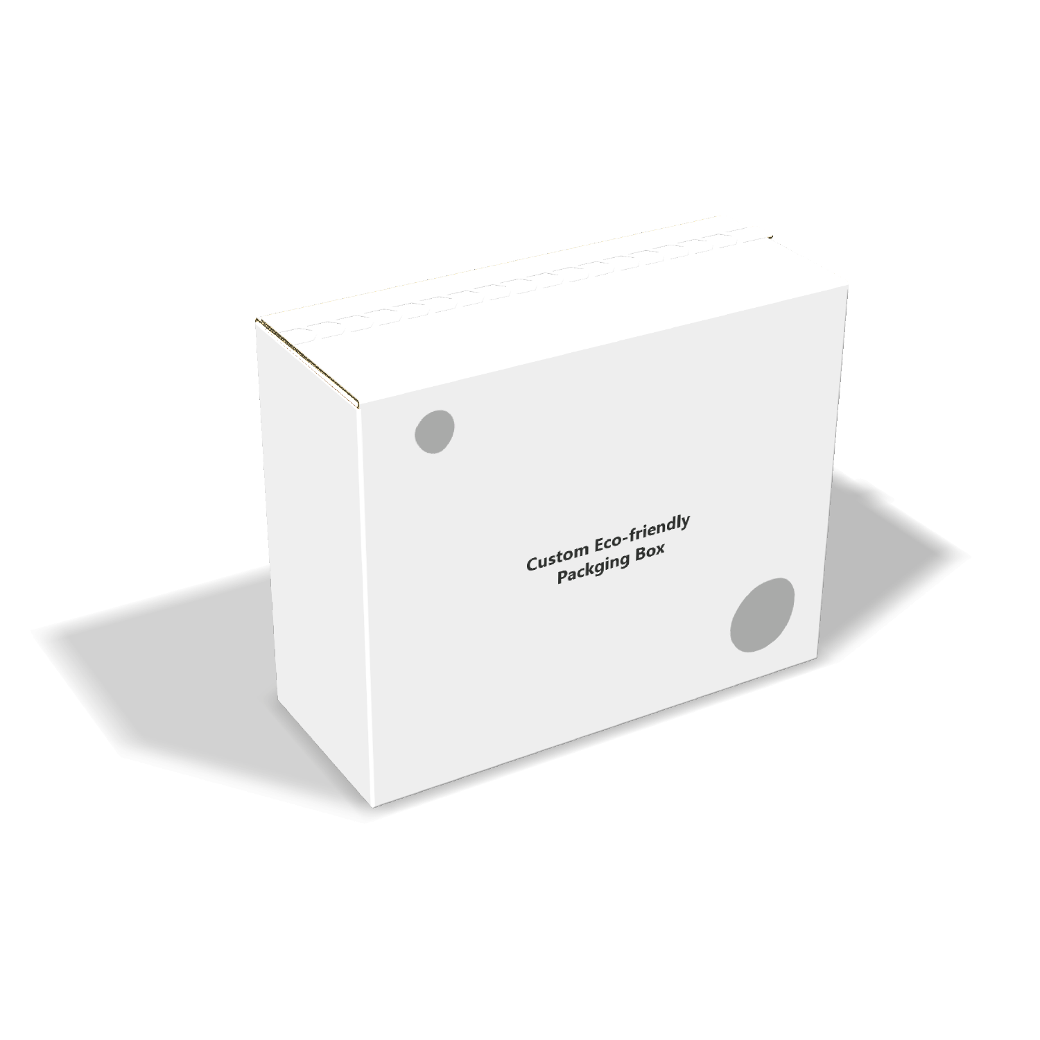  snap lock bottom folding box with tear strip mockup