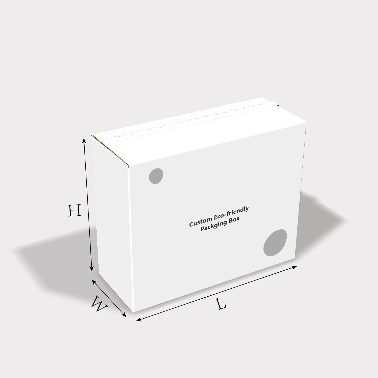  snap lock bottom folding box with tear strip size guides