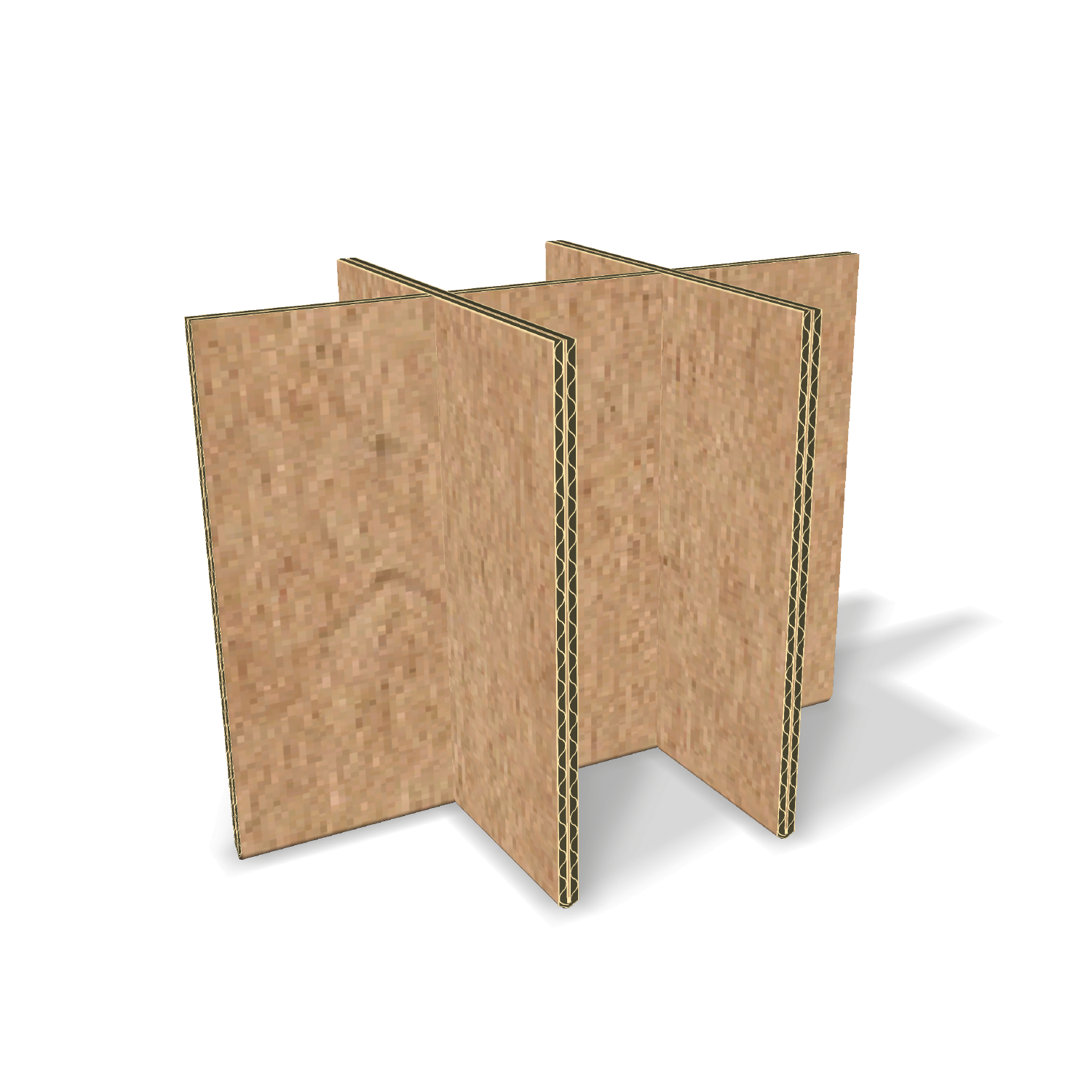  14003 folding and intersecting box divider mockup