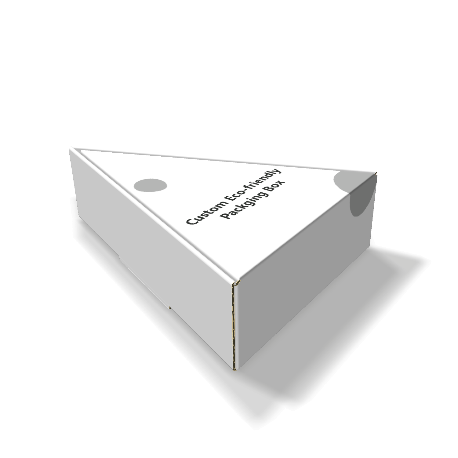  custom triangle pizza box mockup single slice packaging