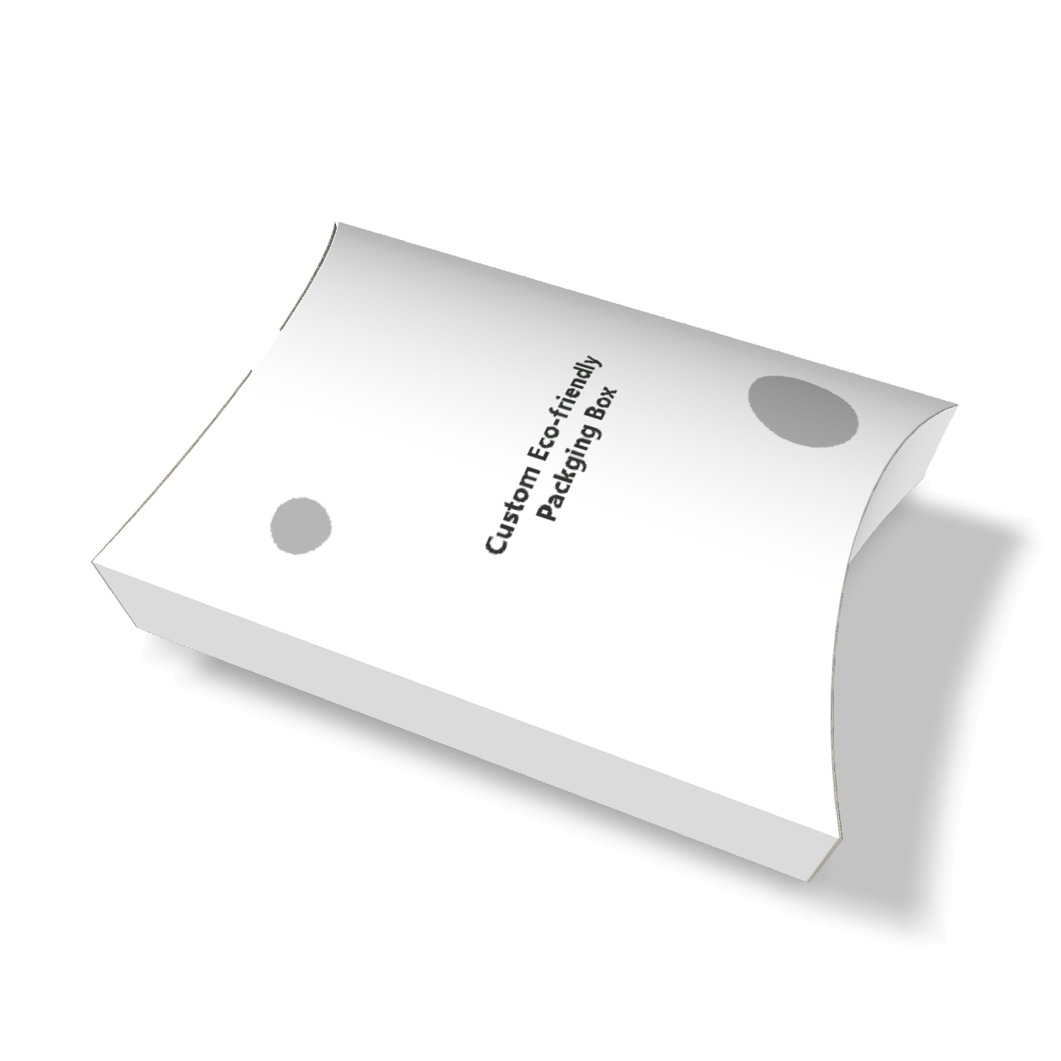  cefbox custom tab closure deepened pillow box mockup generated by cefbox online 3D design tool