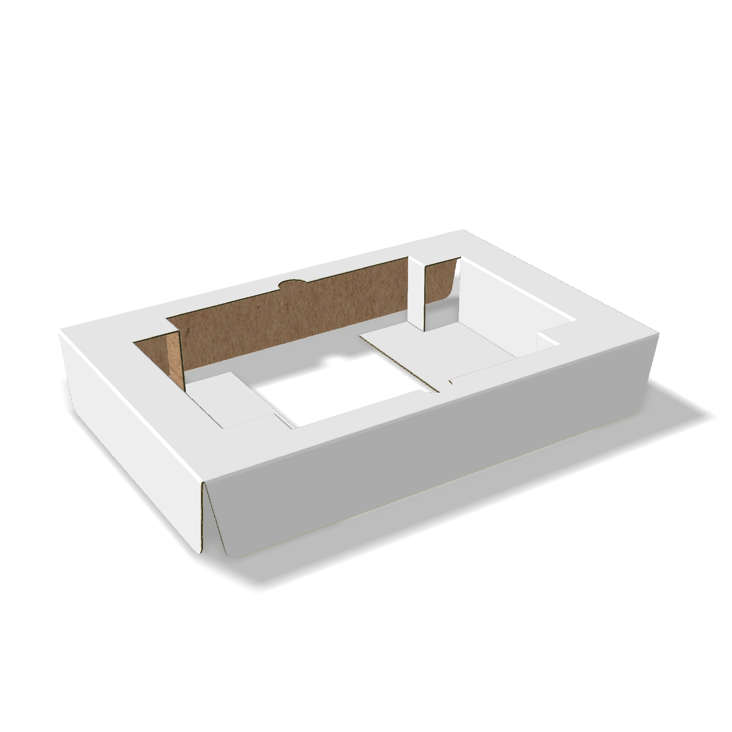  custom indented regtangular insertion base mockup